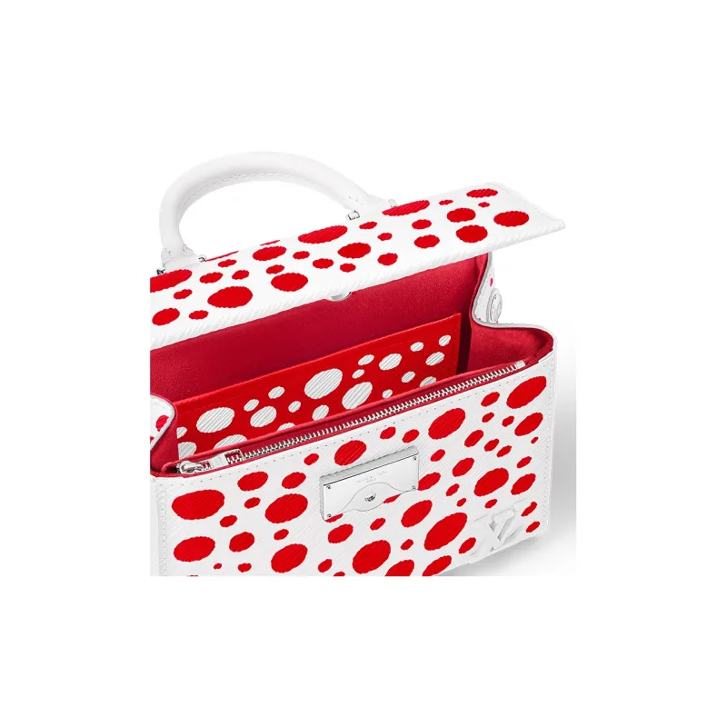 LOUIS VUITTON Lv X Yk Cluny Mini White/Red-6