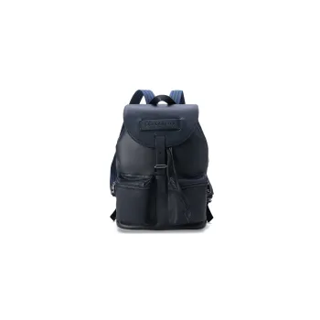 LONGCHAMP Cow Leather Backpack Medium Size Unisex Blue