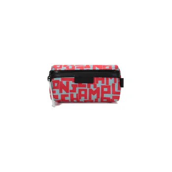 LONGCHAMP Le Pliage LGP Fabric Handheld Makeup Bag Toiletry Bag Women's Light Blue Red