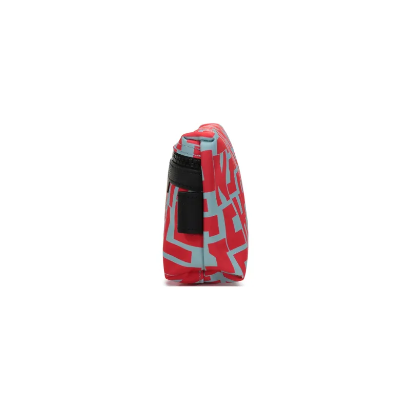 LONGCHAMP Le Pliage LGP Fabric Handheld Makeup Bag Toiletry Bag Women's Light Blue Red-2