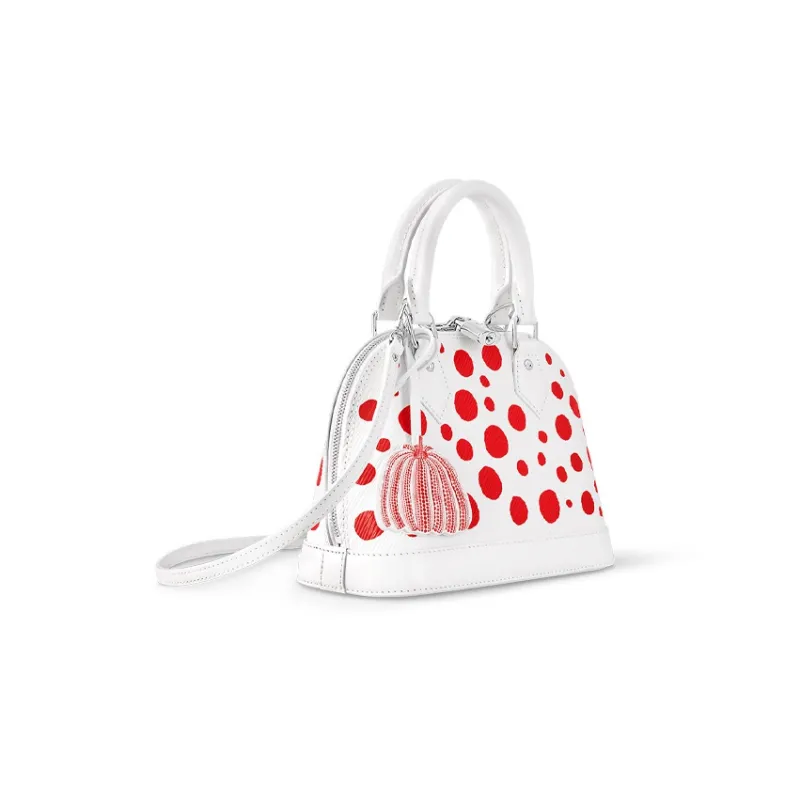 LOUIS VUITTON Lv X Yk Alma Bb White/Red-1