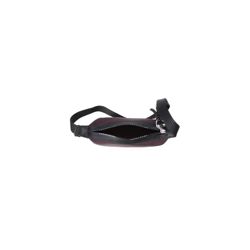 LONGCHAMP Le Pliage Energy Recycled Polyamide Canvas With Large Cow Leather Shoulder Bag Women's Deep Red-5