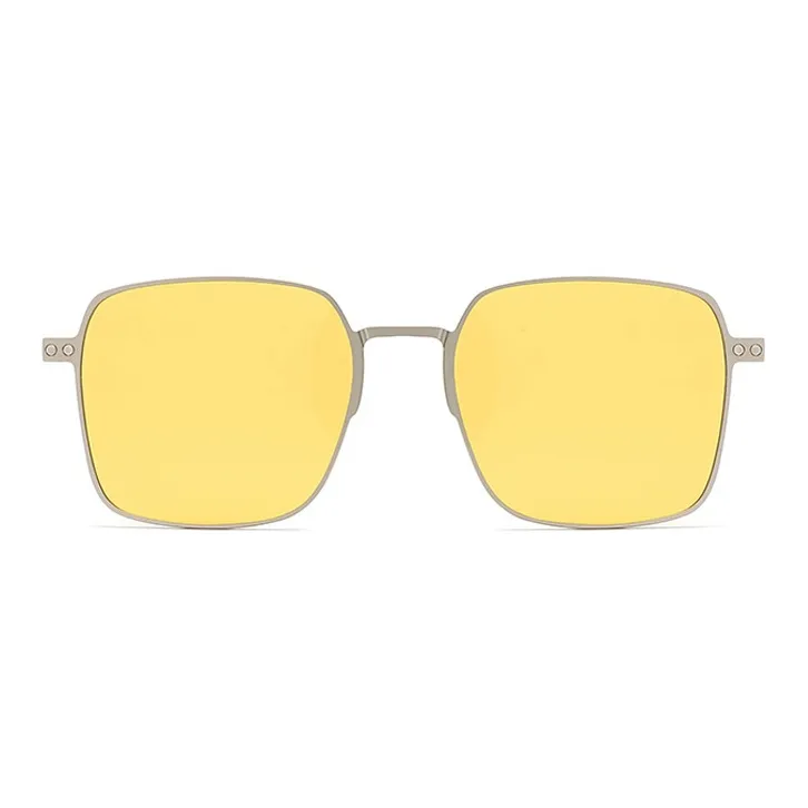 MUYKUY Square Sunglasses Unisex-5