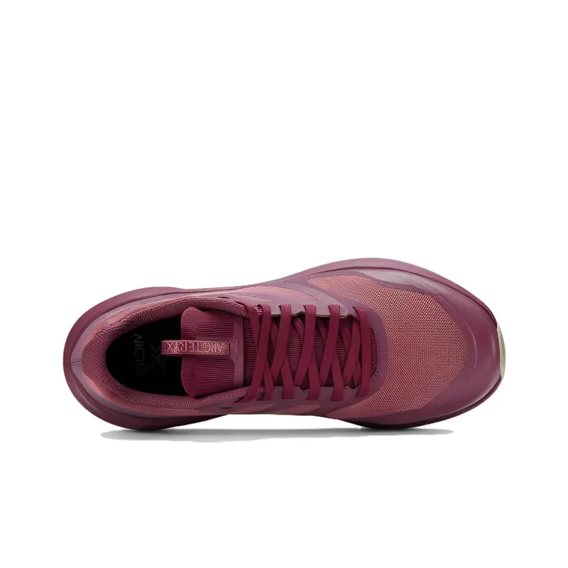 Arcteryx Norvan LD 3 Cushioned Slip-Resistant Low-Top Running Shoes Women's Dark Red-2