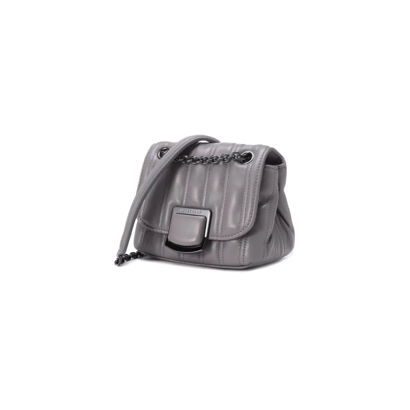 LONGCHAMP Brioche Sheepskin Shoulder Bag Crossbody Bag Mini Women's Dove Color-1