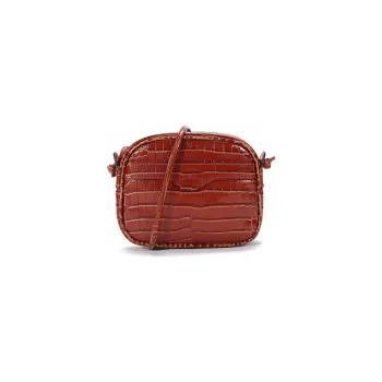 LONGCHAMP 1980 Cow Leather Clutches Crossbody Bag Shoulder Bag Women's Brown