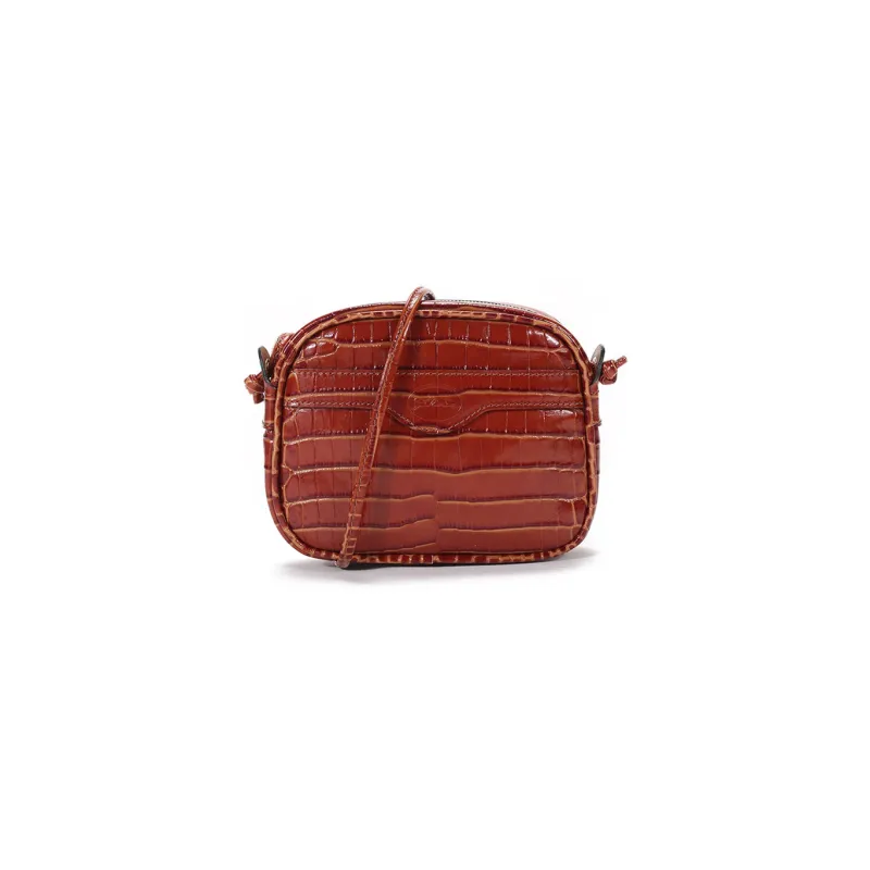 LONGCHAMP 1980 Cow Leather Clutches Crossbody Bag Shoulder Bag Women's Brown-0
