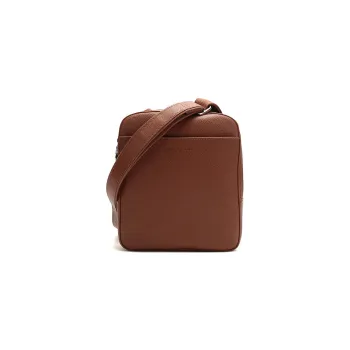 LONGCHAMP Le Foulonné Cow Leather Crossbody Bag, Shoulder Bag Men's Caramel