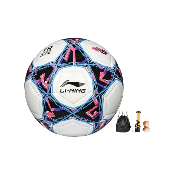 LiNing Size 5 Soccer TPU Seamless Thermal bonding Unisex Black Red Blue