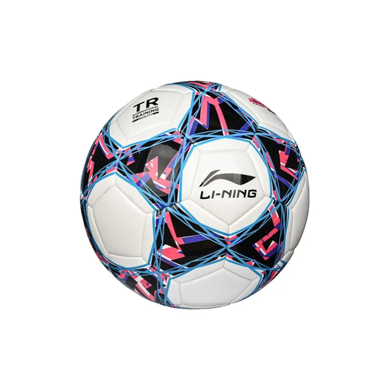 LiNing Size 5 Soccer TPU Seamless Thermal bonding Unisex Black Red Blue-2