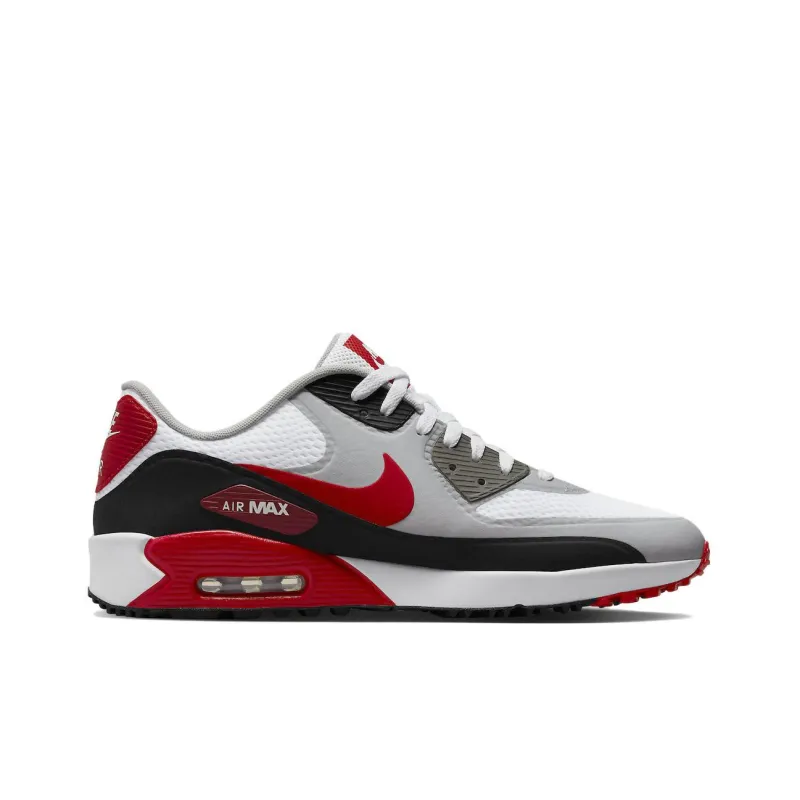 Nike Air Max 90 Golf 'White Black University Red'-1