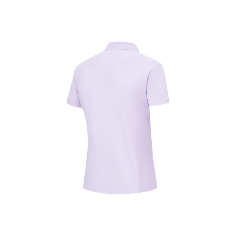 LINING Fitness Series Polo Shirts Women's Light Elegance Purple-1