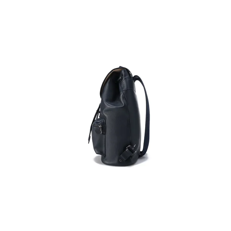 LONGCHAMP Cow Leather Backpack Medium Size Unisex Blue-2