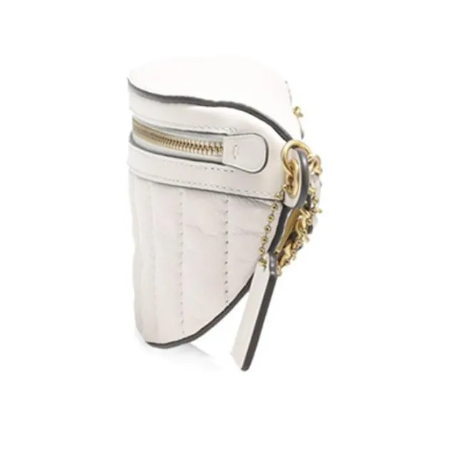 COACH Leather Shoulder Bag, Crossbody Bag, Sling Bag, Fanny Pack Trumpets Women's White-3
