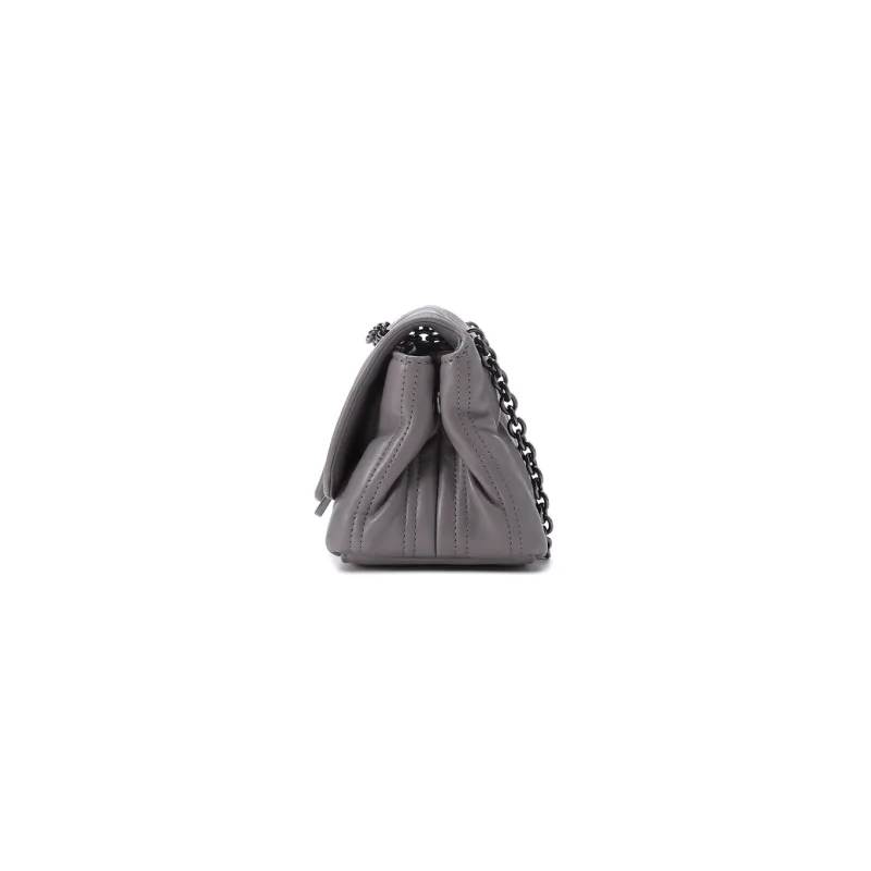 LONGCHAMP Brioche Sheepskin Shoulder Bag Crossbody Bag Mini Women's Dove Color-2