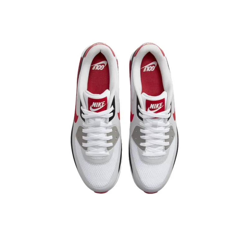 Nike Air Max 90 Golf 'White Black University Red'-3