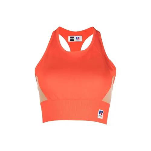 HUGO BOSS Tank Tops Women's Orange