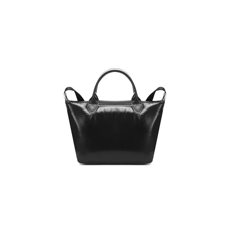 LONGCHAMP Le Pliage Nylon Canvas Dumpling Bag, Crossbody Handbag Trumpets Women's Black-3