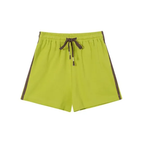 SEIFINI Fruit And Vegetable Series Sports Shorts Women's Light Green