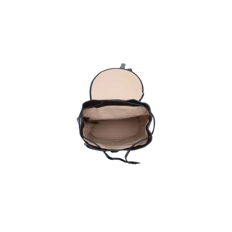 LONGCHAMP Cow Leather Backpack Medium Size Unisex Blue-5
