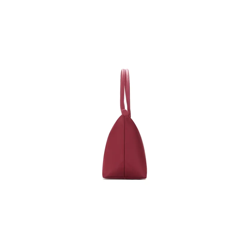 LONGCHAMP Le Pliage Néo Cow Leather Dumpling Bag Handbag Shoulder Bag Women's Raspberry Red-2