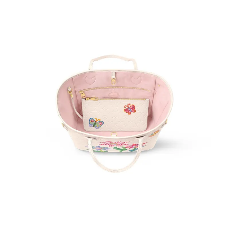 LOUIS VUITTON Lv X Yk Neverfull Mm Face Print And Embroidery-3
