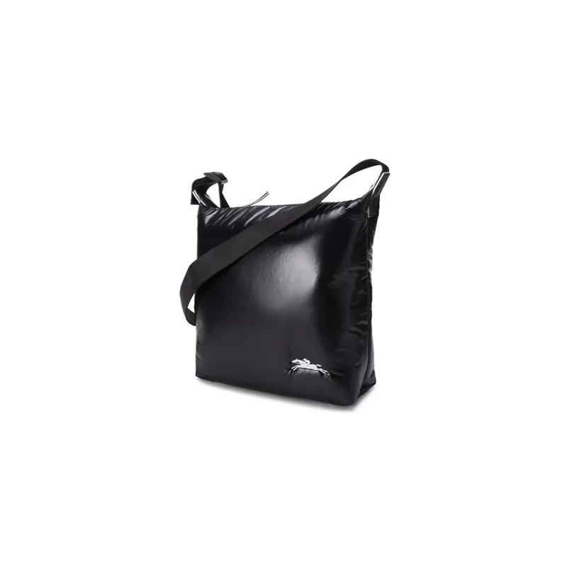 LONGCHAMP Le Pliage Canvas With Nylon Crossbody Bag, Shoulder Bag Women's Black-1