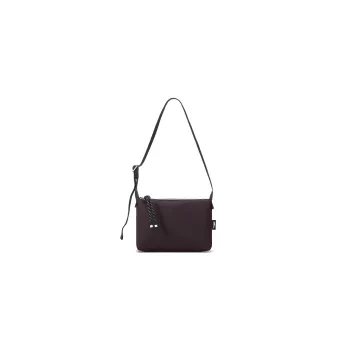 LONGCHAMP Le Pliage Energy Recycled Polyamide Canvas With Large Cow Leather Shoulder Bag Women's Deep Red