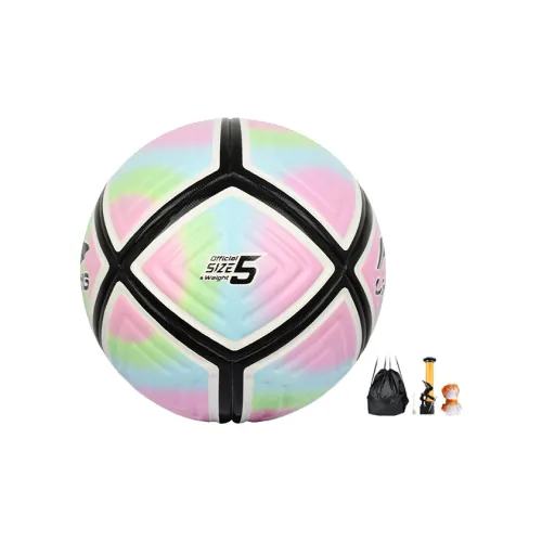 LiNing Size 5 Soccer TPU Seamless Thermal-bonding Unisex Aurora Pink