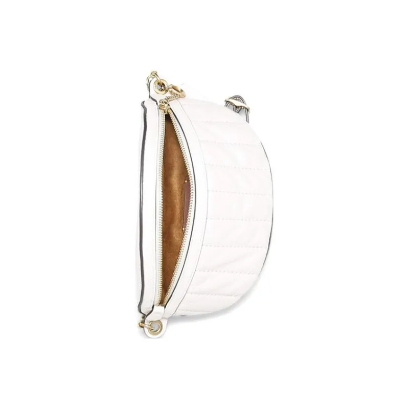 COACH Leather Shoulder Bag, Crossbody Bag, Sling Bag, Fanny Pack Trumpets Women's White-2