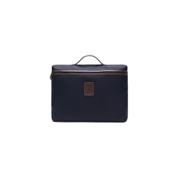 LONGCHAMP Boxford Fabric Briefcase Trumpets Unisex Blue