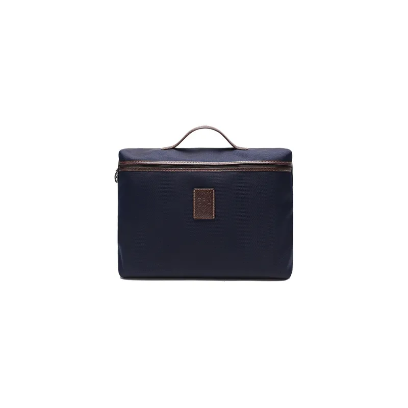 LONGCHAMP Boxford Fabric Briefcase Trumpets Unisex Blue-0