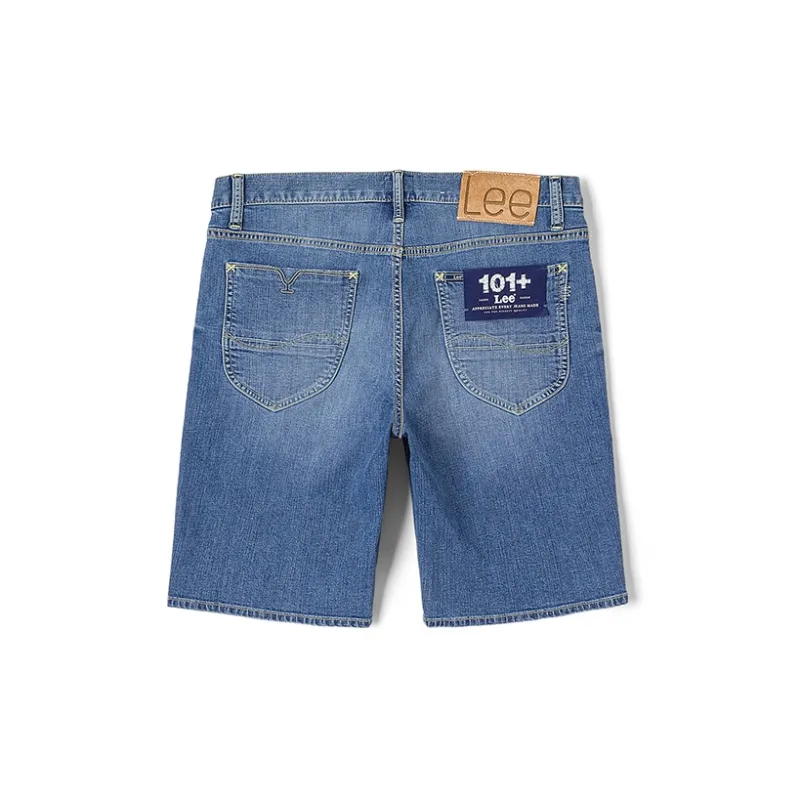 Lee Denim Shorts Men Medium Blue-1