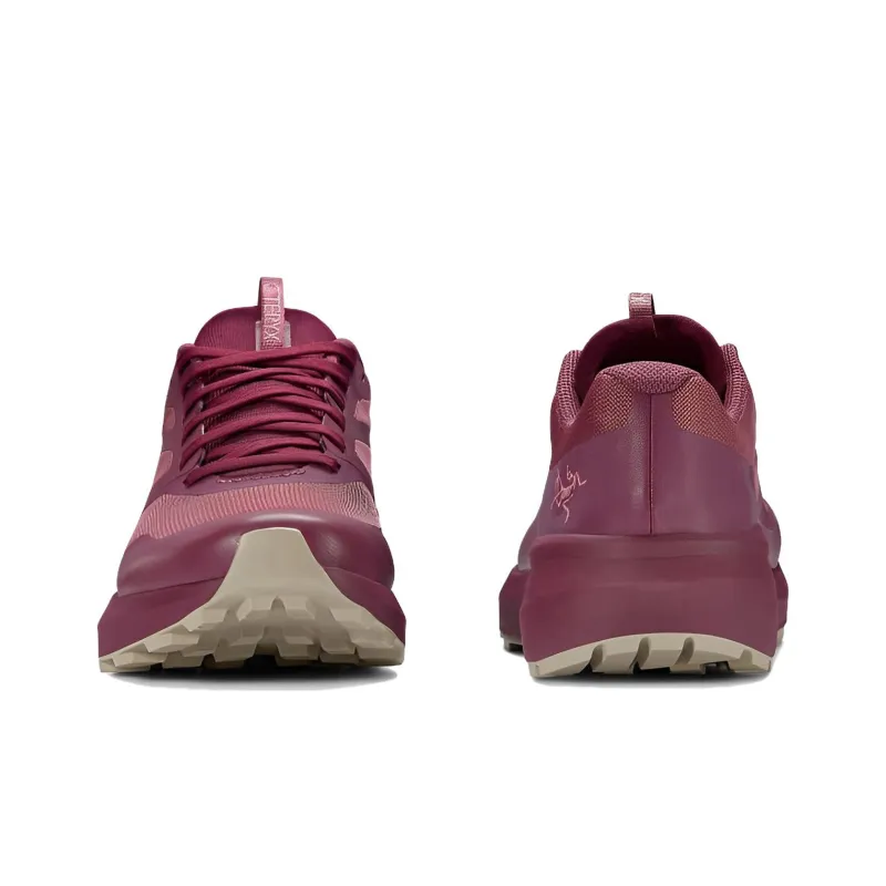 Arcteryx Norvan LD 3 Cushioned Slip-Resistant Low-Top Running Shoes Women's Dark Red-3