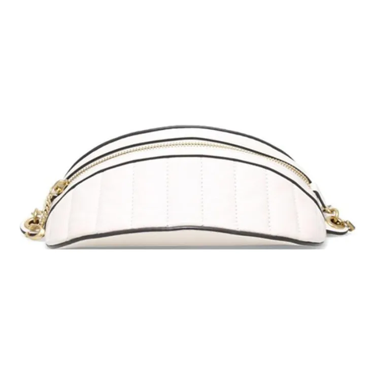 COACH Leather Shoulder Bag, Crossbody Bag, Sling Bag, Fanny Pack Trumpets Women's White-1