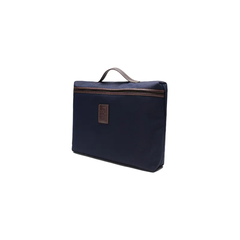 LONGCHAMP Boxford Fabric Briefcase Trumpets Unisex Blue-1
