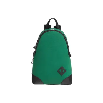 HERMES Allback Bivouac Canvas With Swift Leather Backpack Men's Medium Green/Black