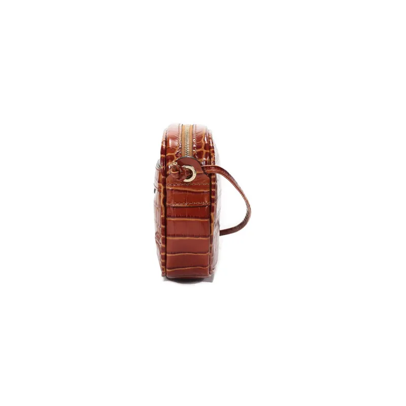 LONGCHAMP 1980 Cow Leather Clutches Crossbody Bag Shoulder Bag Women's Brown-3