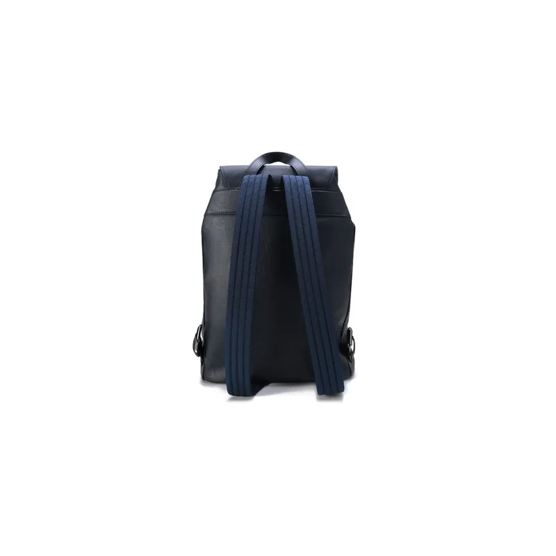 LONGCHAMP Cow Leather Backpack Medium Size Unisex Blue-3