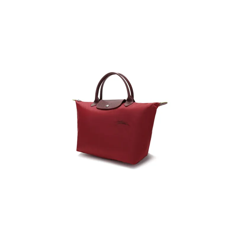 LONGCHAMP Canvas Bag Dumpling Bag Handbags Medium Size Women's Red-2