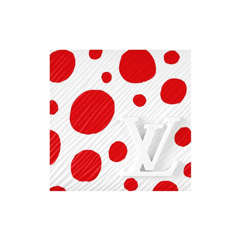LOUIS VUITTON Lv X Yk Cluny Mini White/Red-5
