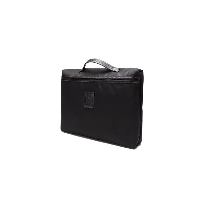 LONGCHAMP Boxford Fabric Clutch Briefcase Unisex Black-1