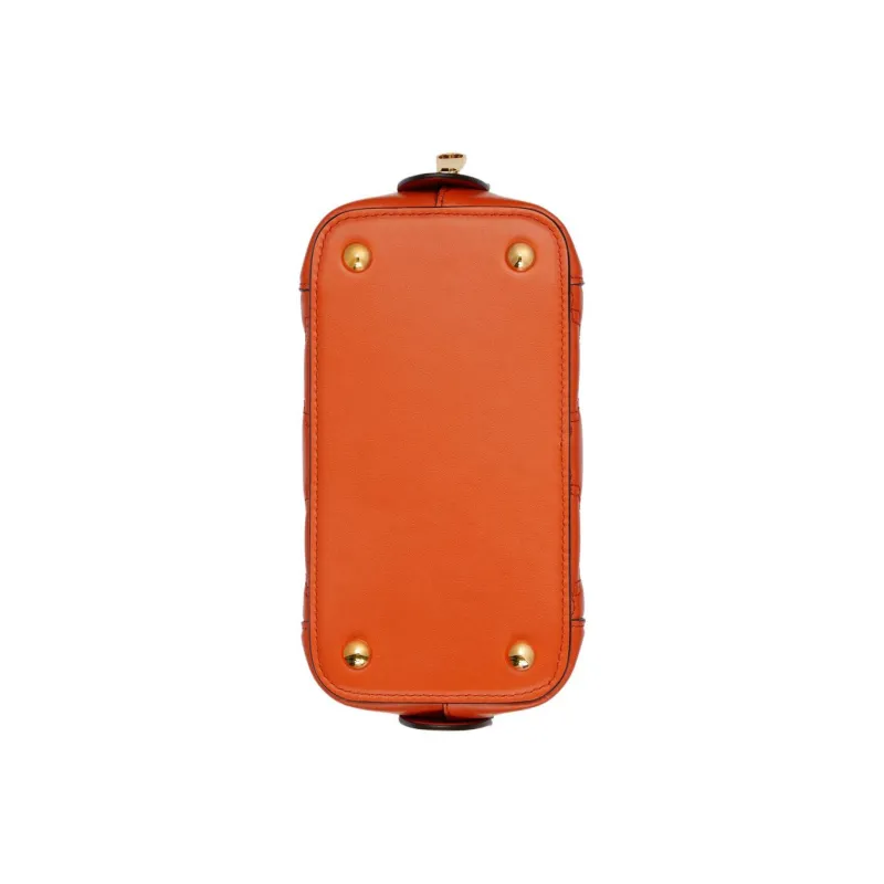 GUCCI GG Matelassé Leather Controller Boston Bag Shoulder Bags Handbags Small Size Women's Orange-7