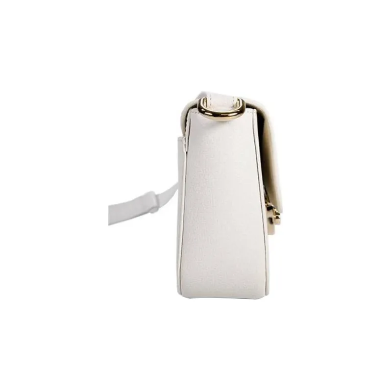 Furla Metropolis Collection Cow Leather Small Square Bag Pig Nose Shoulder Bag Crossbody Bag Regular Women's White-2