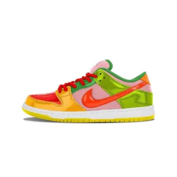 Jarritos x Nike SB Dunk Low Anti-Slip Wear-Resistant Low-Top Skateboard Shoes Men's Pink Yellow Green