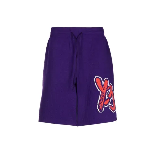 Y-3 Casual Shorts Men Dark Purple