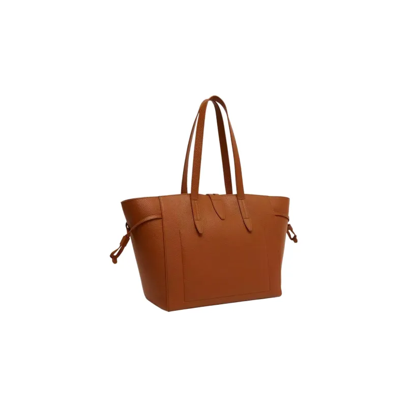 Furla Net Collection Cow Leather Tote Bag, Shopping Bag, Handbag, Shoulder Bag Women's Brown-2