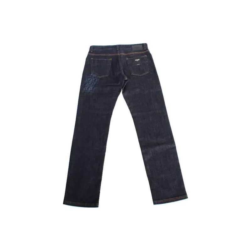 FENDI SS22 Jeans Men's Dark Blue-1