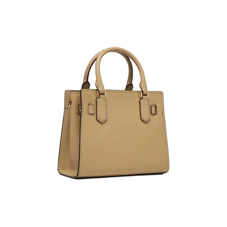 MICHAEL KORS Cow Leather Tote Bag, Shopping Bag, Crossbody Bag, Handbag Trumpets Women's Camel-1