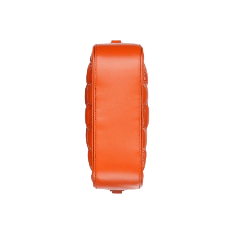GUCCI GG Matelassé Leather Small Square Camera Bag Shoulder Bags Handbags Small Size Women's Orange-7